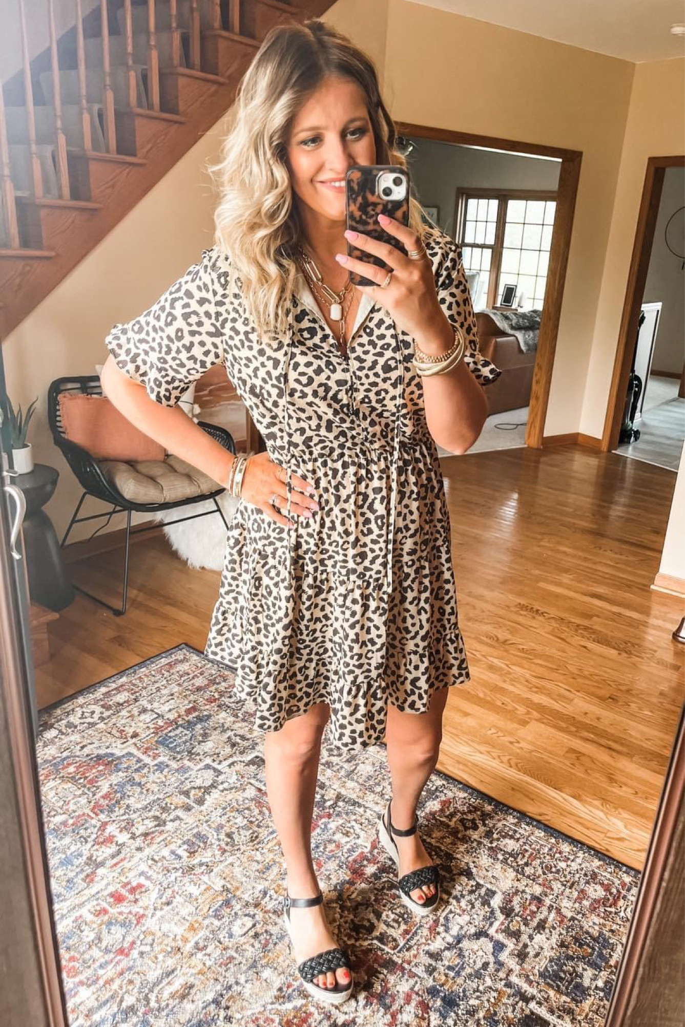 This may be the MOST flattering summer dress I’ve ever had! Comfy and cute. I’m wearing size large (5’10, pants size 10/12)

#LTKunder50 #LTKSeasonal #LTKstyletip