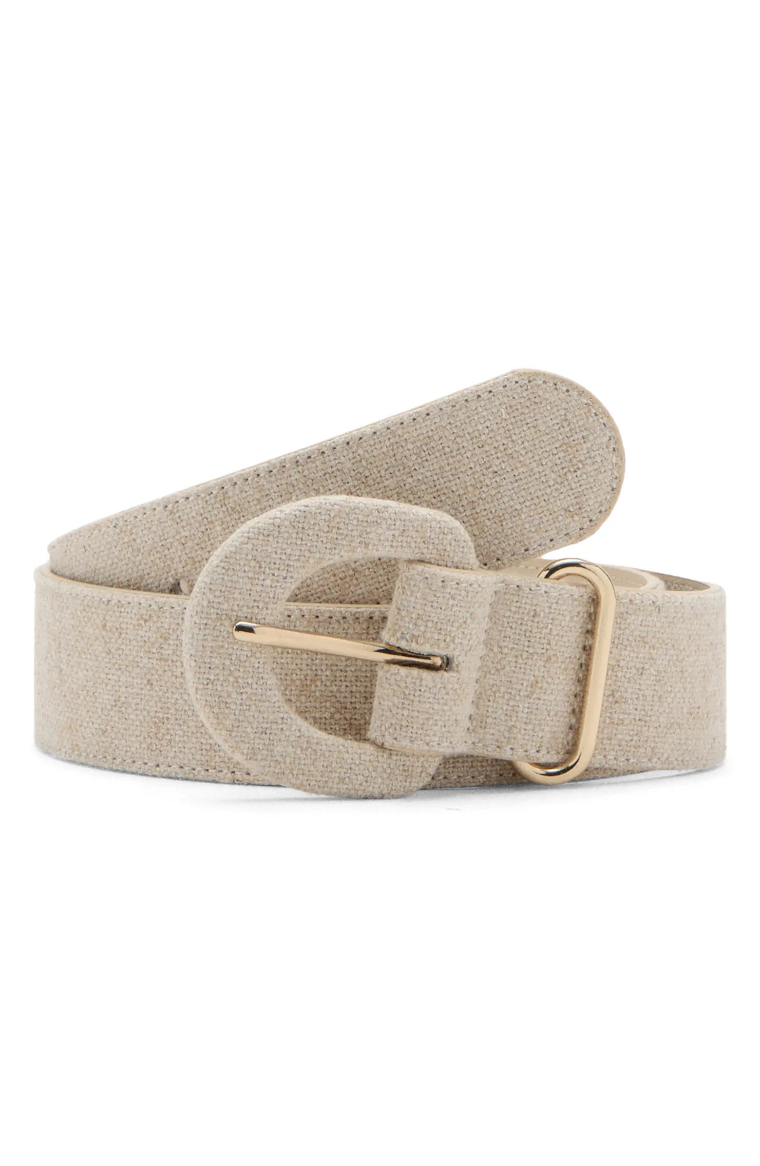 MANGO Cotton & Linen Belt | Nordstrom | Nordstrom