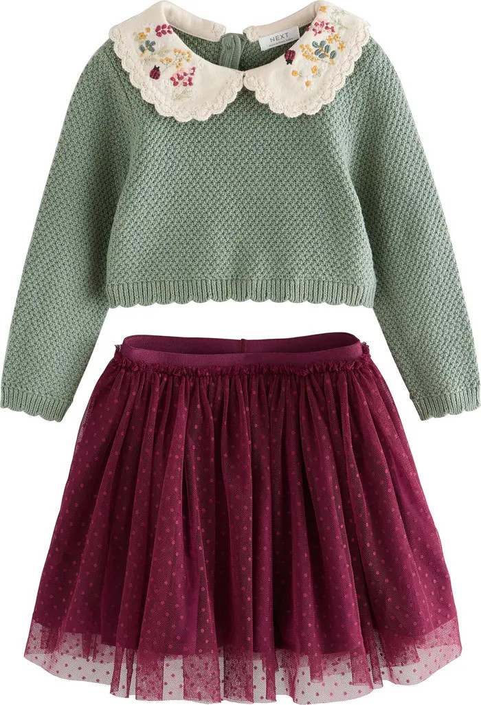 Kids' Stripe Sweater & Tutu Skirt Set | Nordstrom
