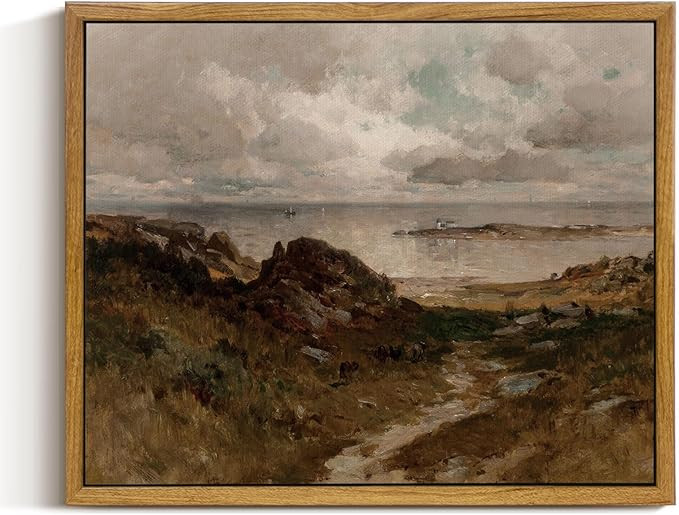InSimSea Vintage Wall Art Room Decor, Coastal Path Wall Art Paintings Prints, Home Decor Wall Art... | Amazon (US)