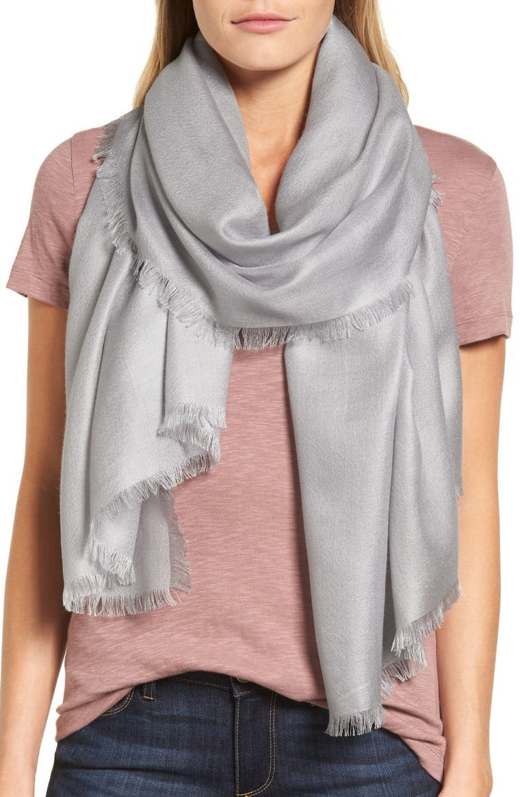 Cashmere & Silk Wrap | Nordstrom