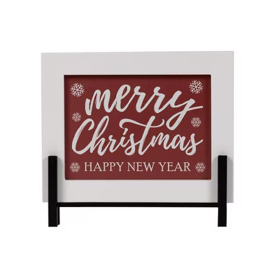 Melrose Merry Christmas/Happy New Year Sign 8.5"L | Target