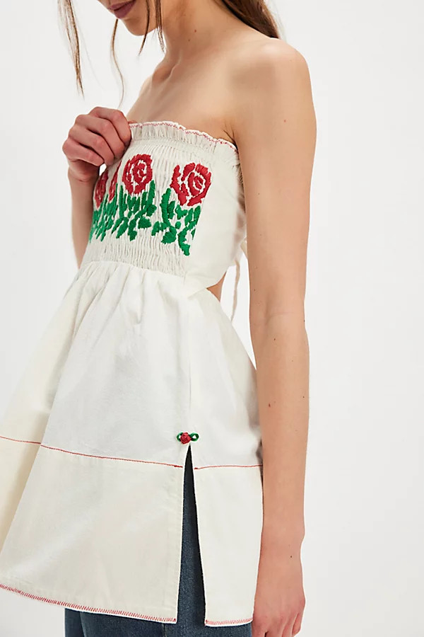 Smocked In Roses Tunic | Free People (Global - UK&FR Excluded)