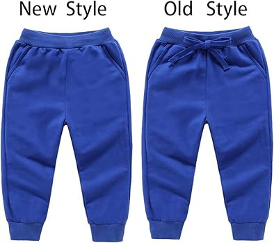 HAXICO Unisex Kids Solid Cotton Elastic Waist Winter Pants Toddler Baby Bottoms Active Sweatpants | Amazon (US)