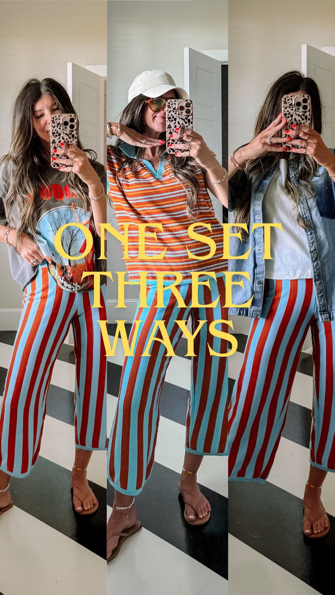 Three ways to style matching set! The quality is so good! Wearing xs! 


casual comfy outfit, beach outfit, resort wear, vacation, teacher outfit, stripe pants

#LTKootd #LTKgrwm #LTKmomlife