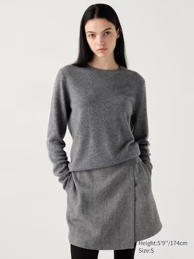 100% Cashmere Crew Neck Jumper | UNIQLO (UK)