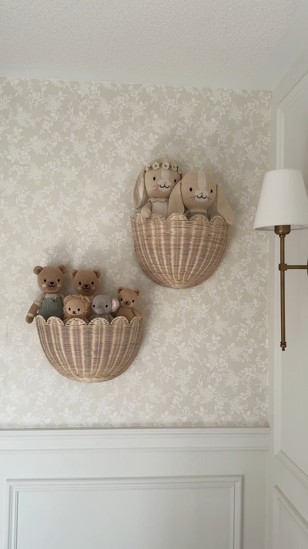 when you run out storage on the floor.. look to the walls 🧺 

storing and displaying my daughters dolls has never looked more beautiful ✨

#LTKbaby #LTKcasa #LTKkids