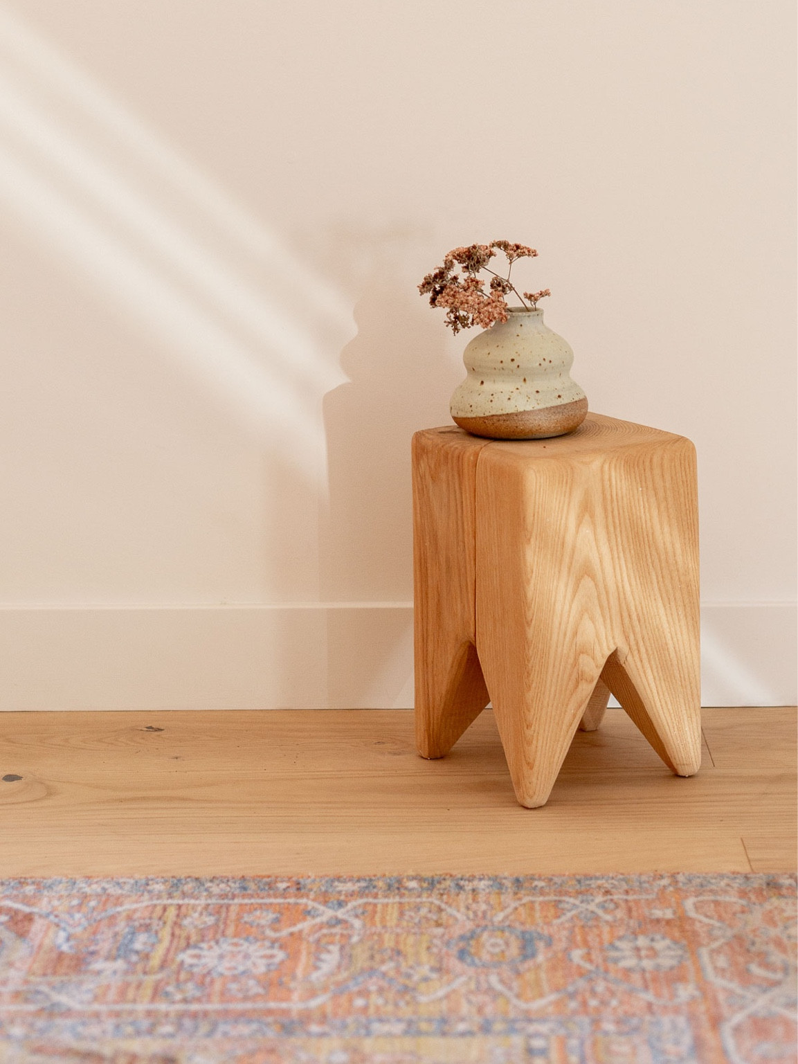 Earthy interior - wood stool - organic modern - eclectic - boho 

#LTKstyletip #LTKhome #LTKFind