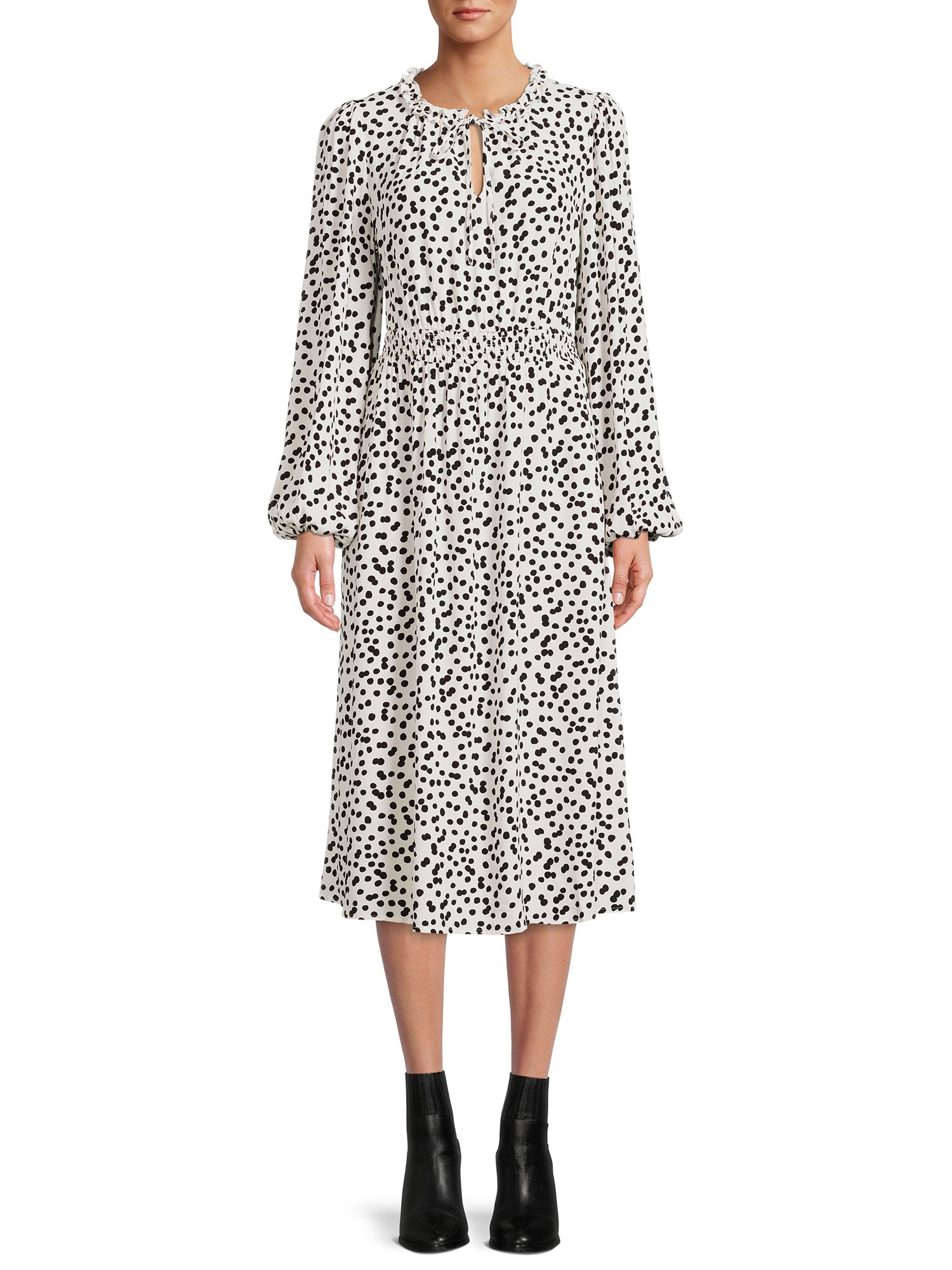 The Get Women's Poet Sleeve Midi Dress | Walmart (US)