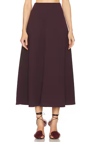 THE HEAVY CREPE Midi Skirt | Revolve Clothing (Global)