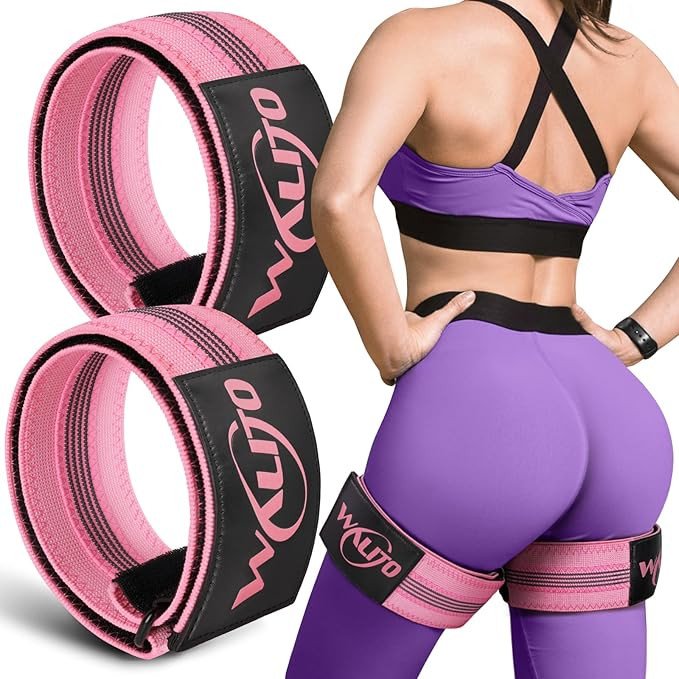 BFR Booty Bands for Women Glutes - Blood Flow Restriction Bands with Weekly Plan for Legs, Butt &... | Amazon (US)