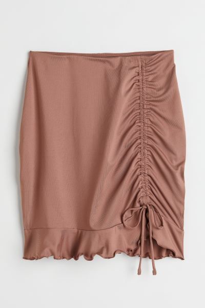 Flounced-hem Mini Skirt | H&M (US + CA)
