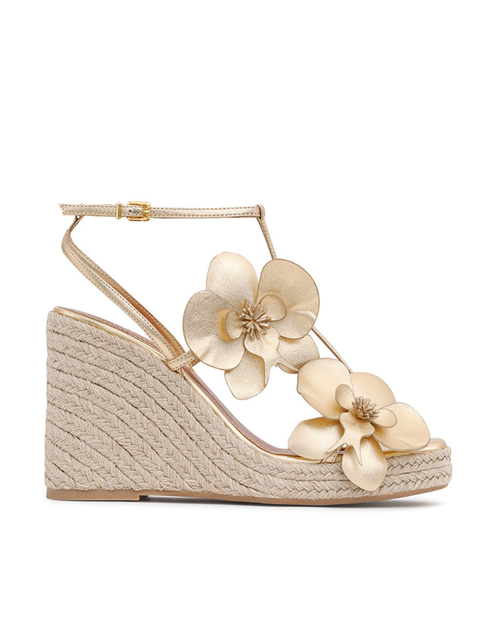 Shoes-Orchid Wedge 110-Gold-39-Zimmermann | ZIMMERMANN (US, CA, EU, MENA)