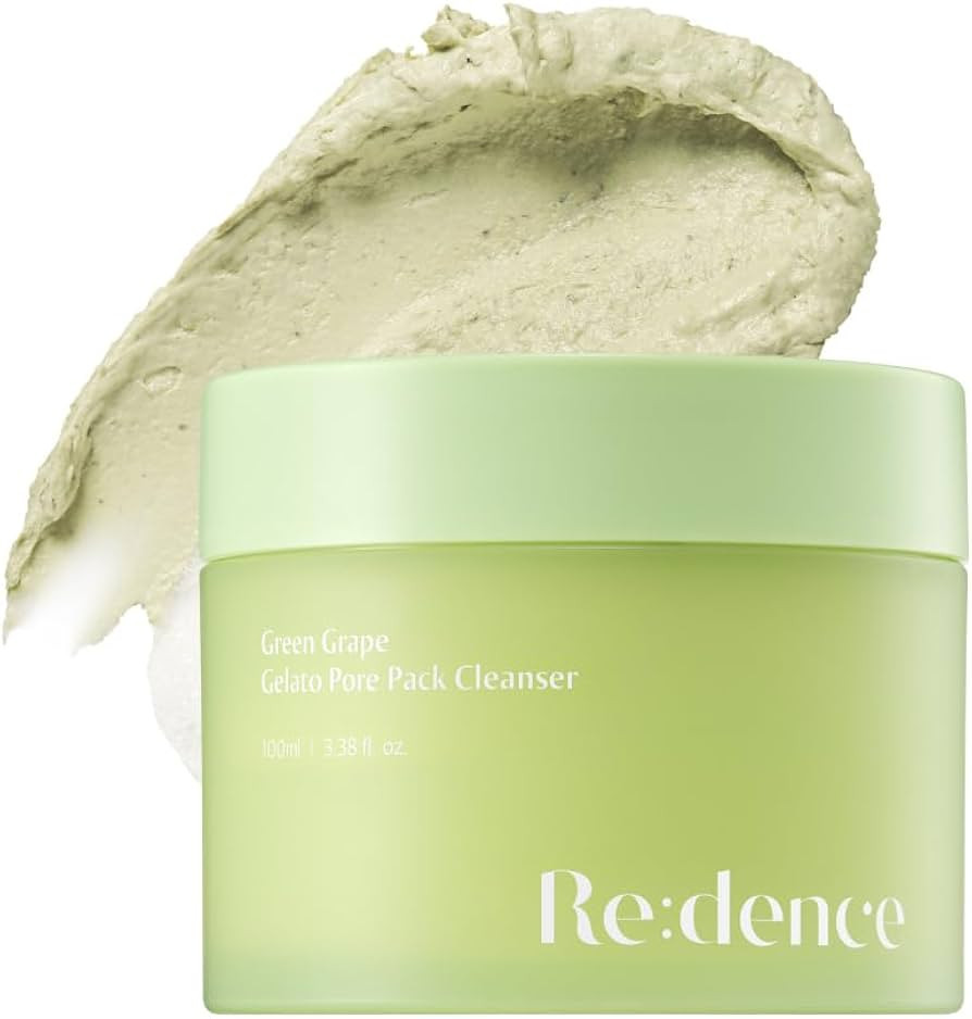 Amazon.com : Redence Green Grape 3-in-1 Gelato Pore Mask Cleanser, Pore Exfoliating Scrub Mud Mas... | Amazon (US)