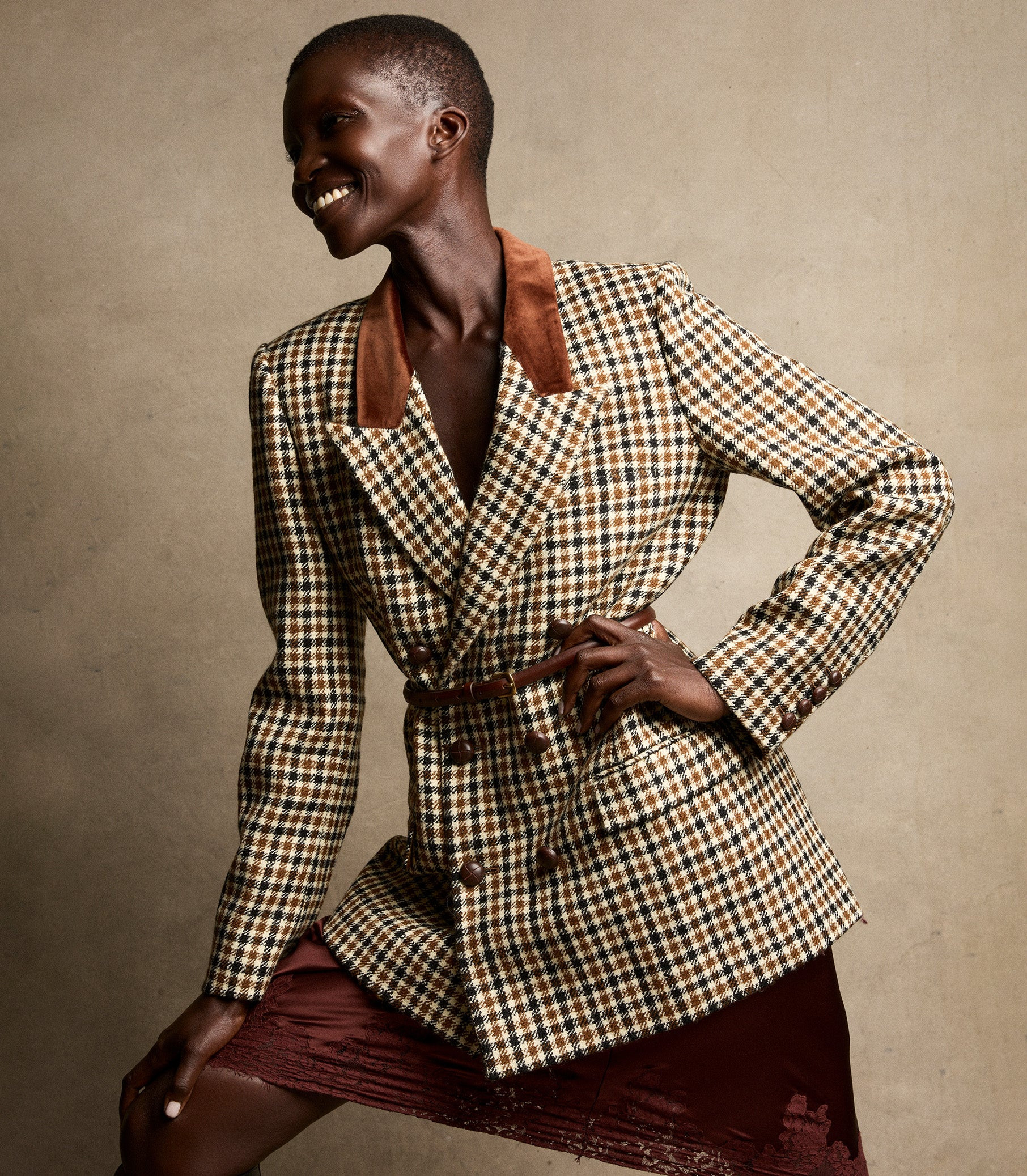 Duccio Blazer - Ellsworth Houndstooth | DÔEN | DOEN