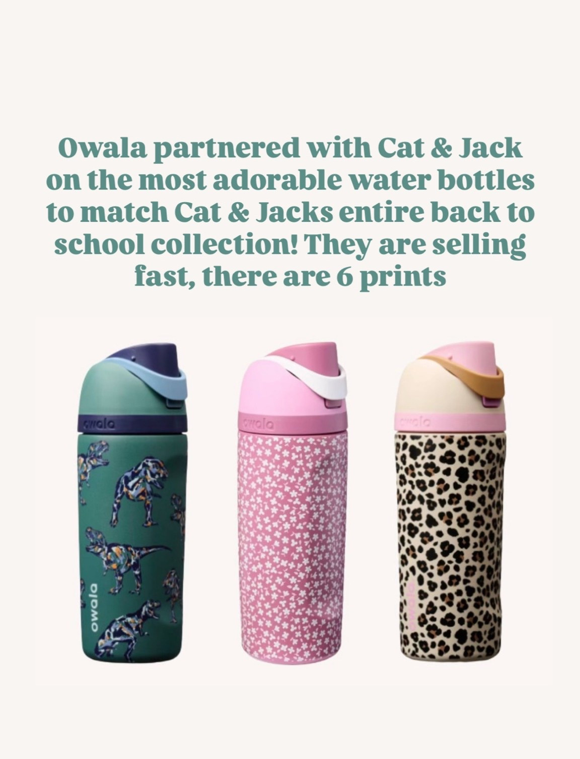 The cutest Owala x Cat & Jack collab!