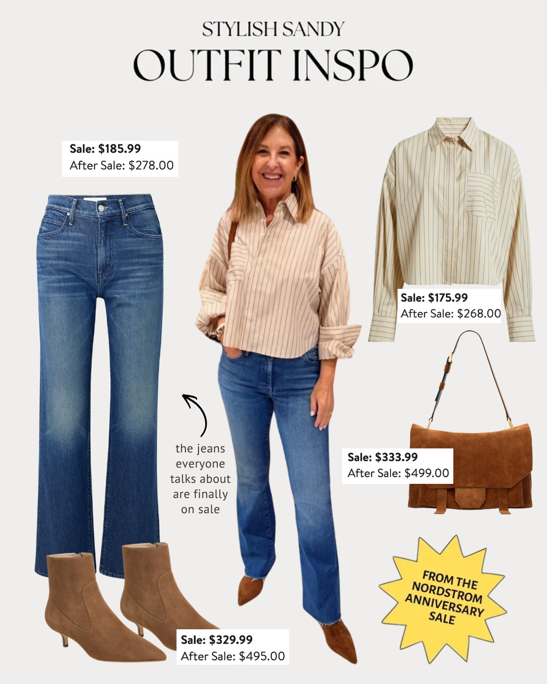 The jeans everyone asks us about are finally on sale — and “finally” is the key word. MOTHER rarely gets marked down, so this is the moment we tell every client to jump: 3 styles, and endless ways to wear them. If you’ve wondered whether they’re worth it, they are, especially at this price - tts

#LTKootd #LTKSeasonal #LTKSaleAlert