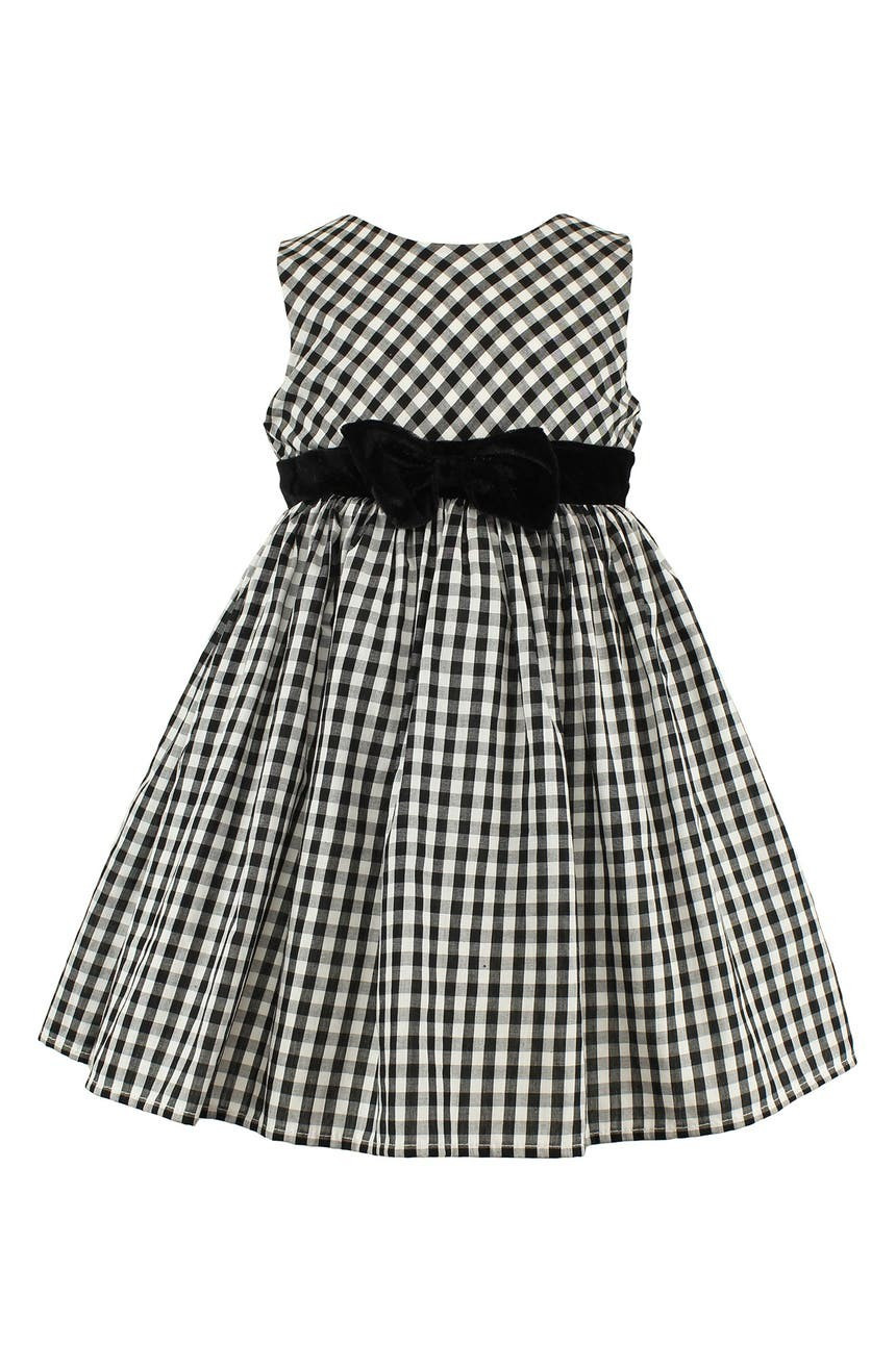 Popatu Kids' Microcheck Fit & Flare Dress | Nordstrom | Nordstrom