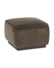 21.5x21.5x16 Sinclair Square Upholstered Ottoman | TJ Maxx