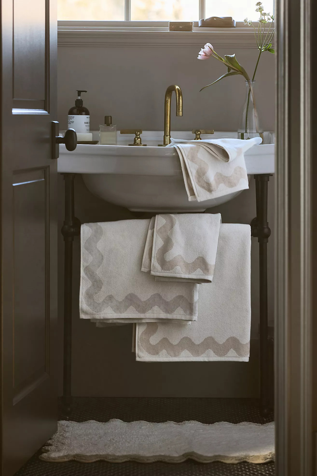 Maeve by Anthropologie Scalloped Cotton Towel Collection | Anthropologie (US)