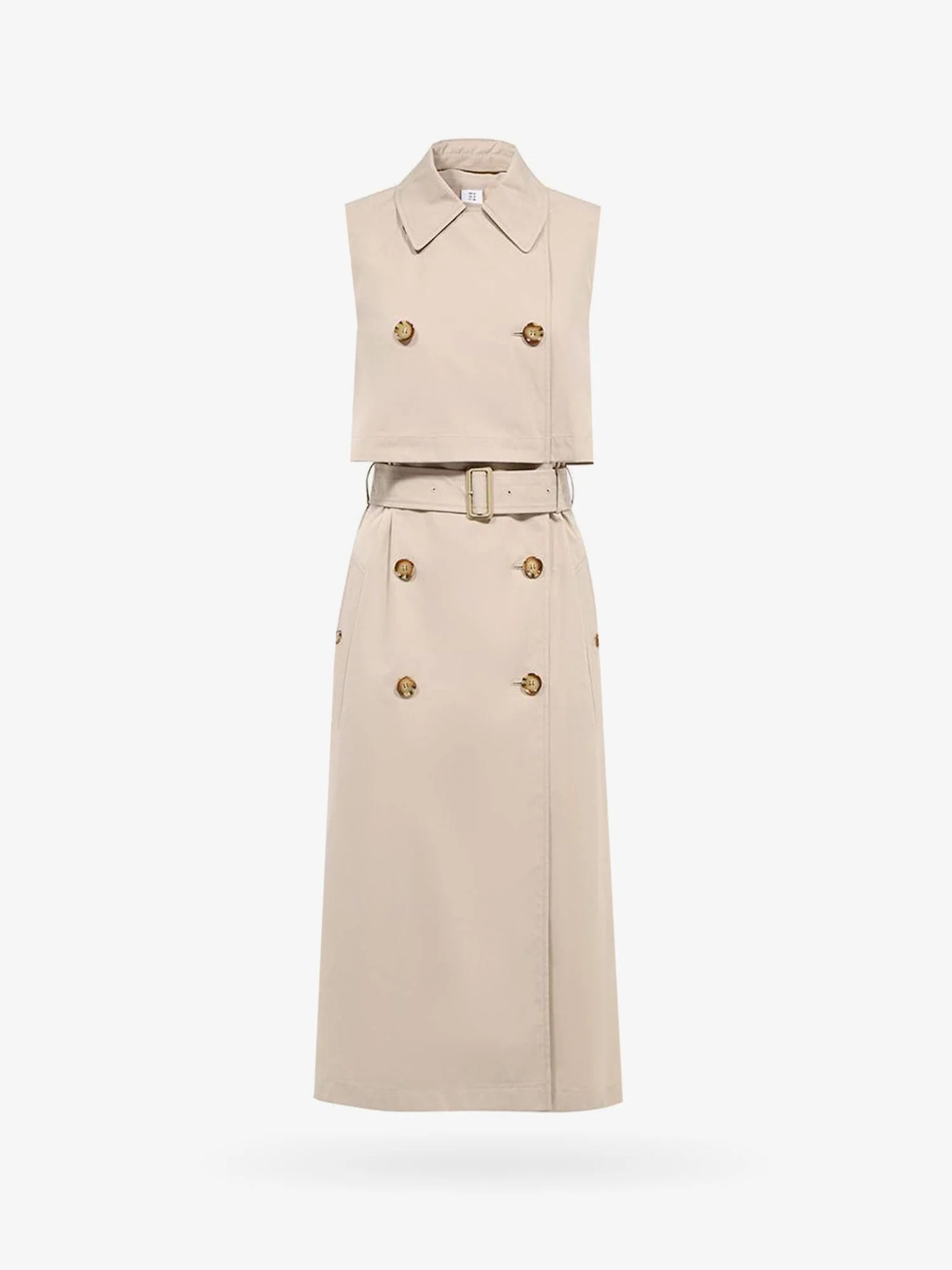 Cotton blend sleeveless trench - BURBERRY - gender_Woman | Nugnes 1920