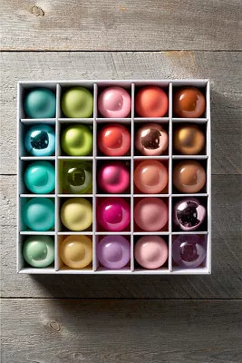 Glass Bulb Ornament Set, 25 | Terrain