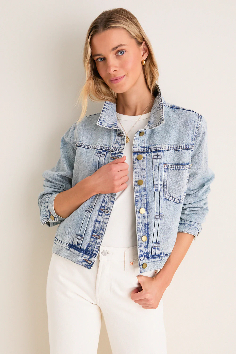 Fur Collar Sherwood Denim Jacket | Tuckernuck (US)