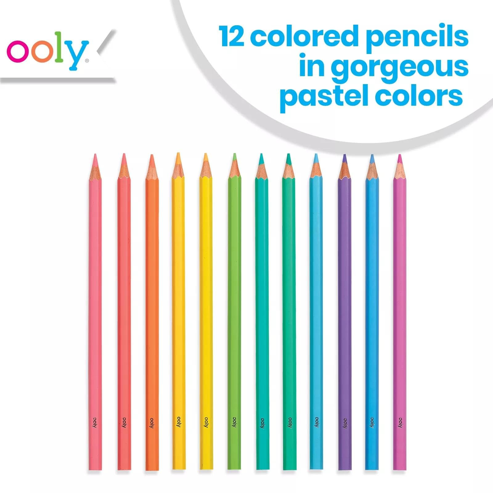 Ooly, Pastel Hues Colored Pencils, Vivid and Beautiful Pastel Pencil Set for Kids and Adults, Dra... | Amazon (US)