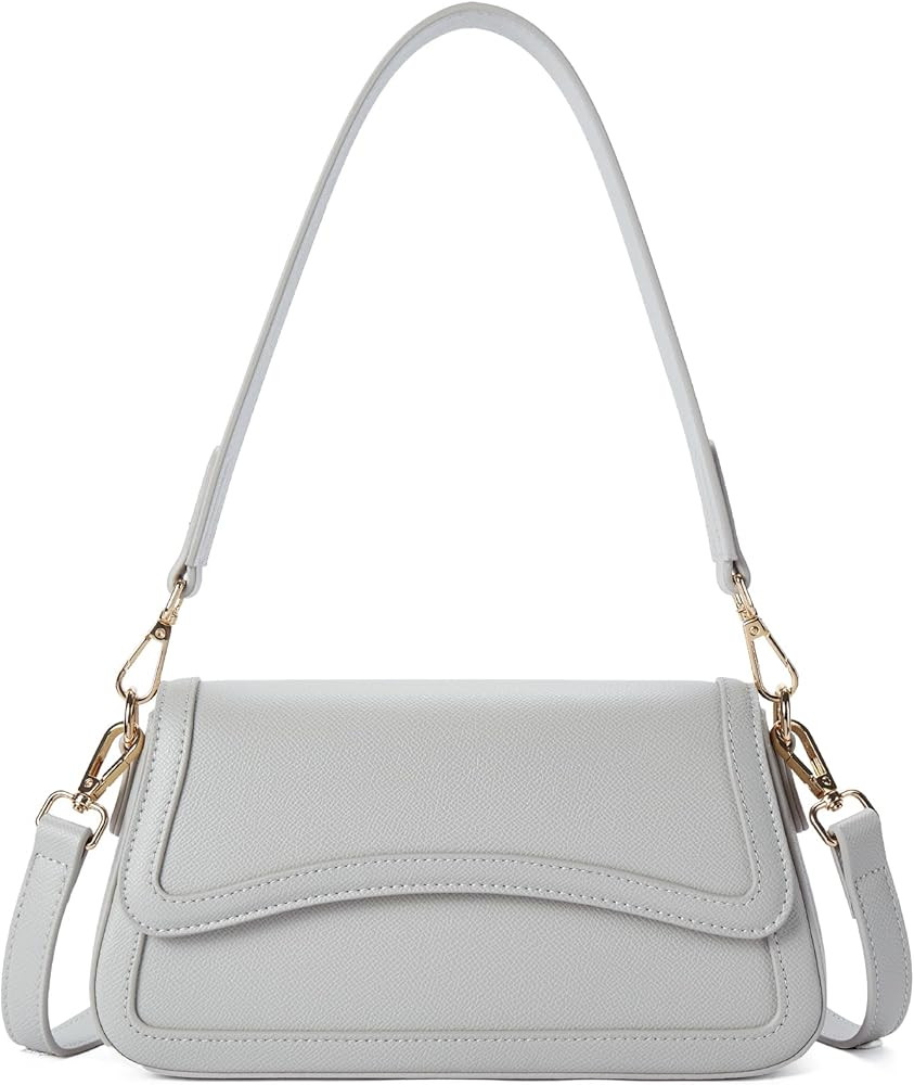 Telena Shoulder Bag for Women, Vegan Leather Women's Shoulder Purses Handbags with 2 Removable St... | Amazon (US)