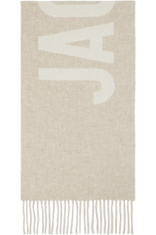 Beige Les Classiques 'L'écharpe Jacquemus' Scarf | SSENSE