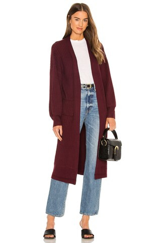 525 Rib Duster in Malbec from Revolve.com | Revolve Clothing (Global)