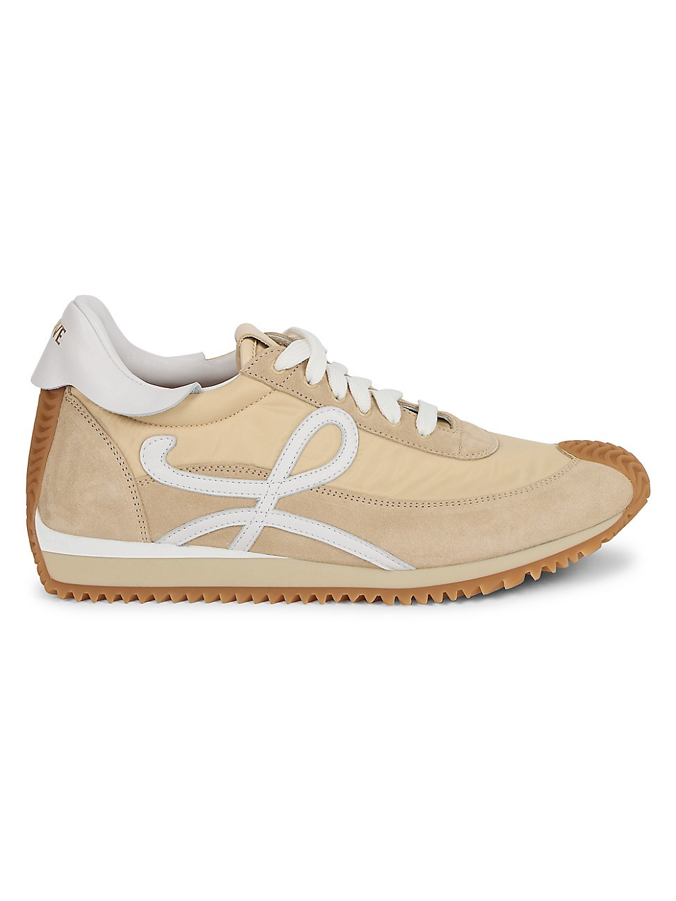 Women's LOEWE x Paula's Ibiza Flow Runner Suede Sneakers - Light Powder - Size 10 | Saks Fifth Avenue
