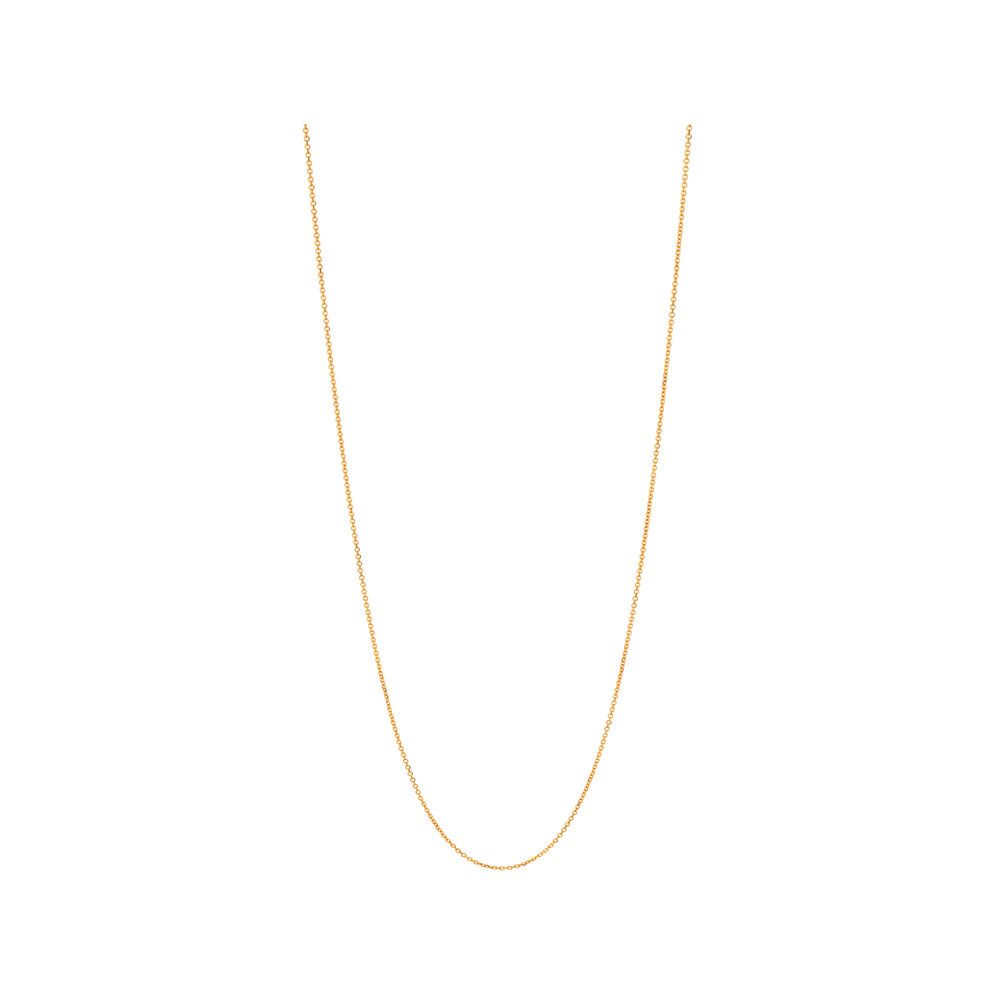 Essentials Yellow Gold Vermeil 1.2mm Cable Chain 60cm | Links of London UK