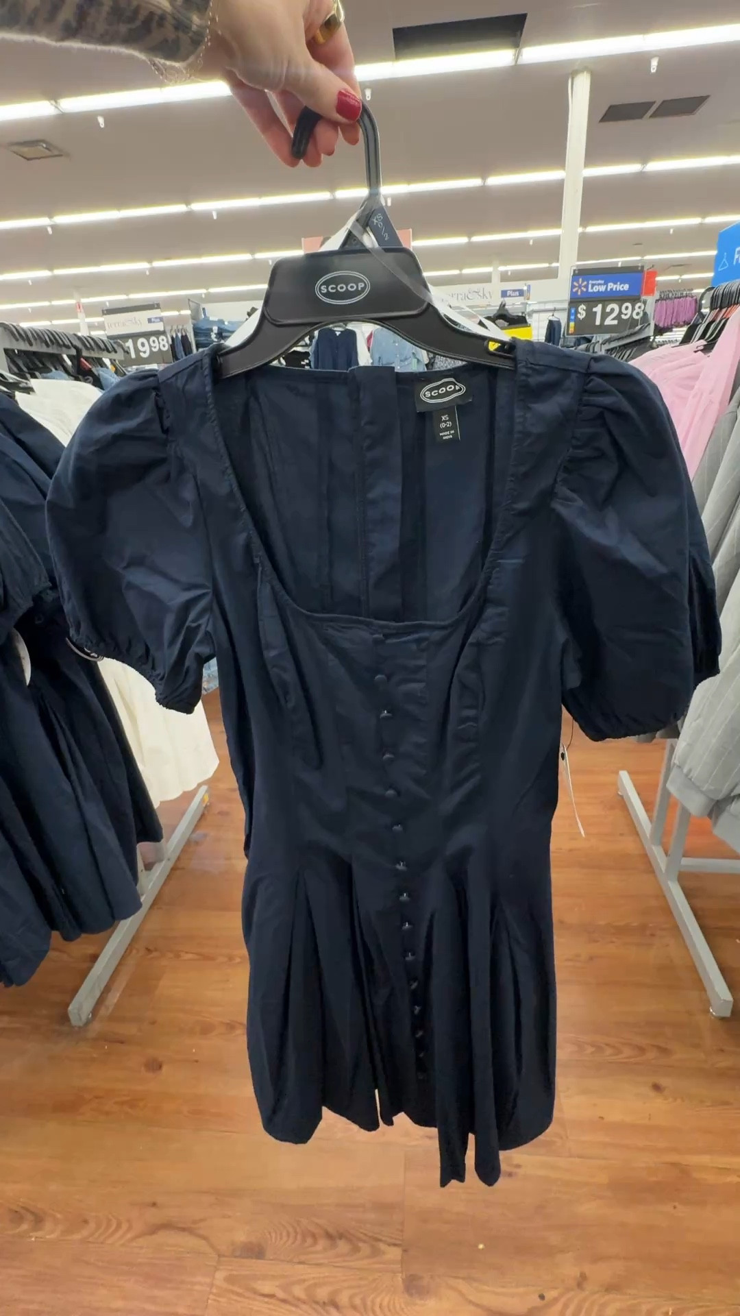 Navy dress from Walmart! 

#LTKootd