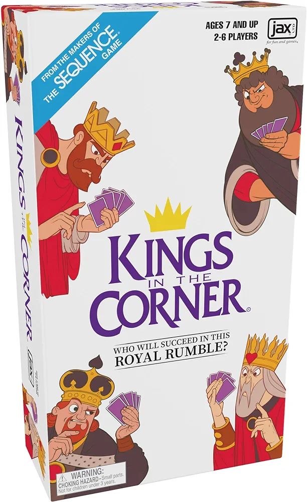 Kings in the Corner - The Traditional Gameplay of Solitaire with a Twist, for the Whole Family! | Amazon (US)