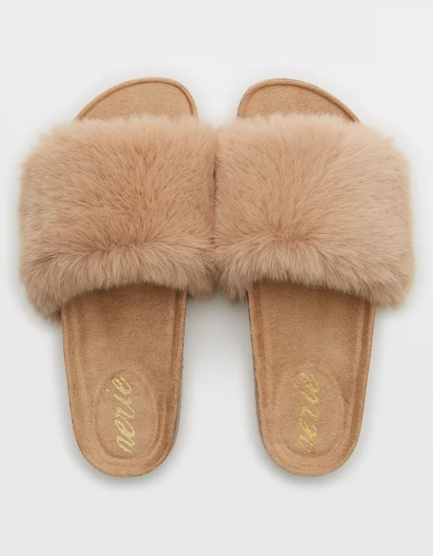 Aerie Cozy Fur Slides | Aerie