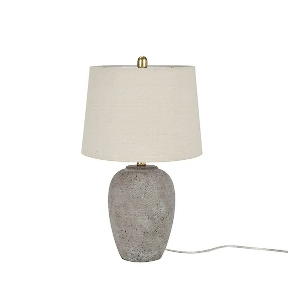 Nourison 23” Brown Unglazed Ceramic Urn Table Lamp | Walmart (US)