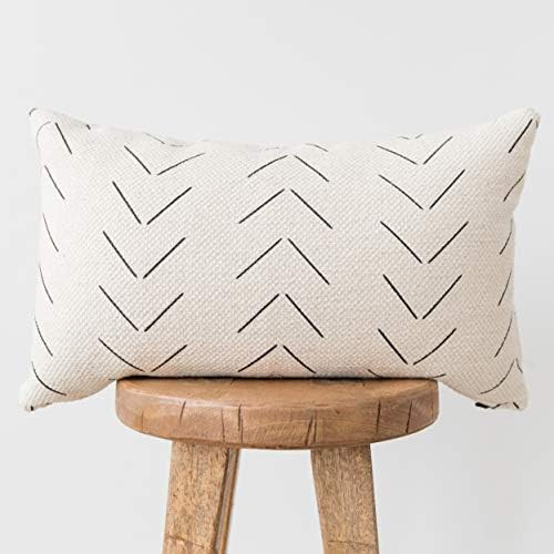 Woven Nook Decorative Lumbar Throw Pillow Cover, Maza Style, (12" x 40") | Amazon (US)
