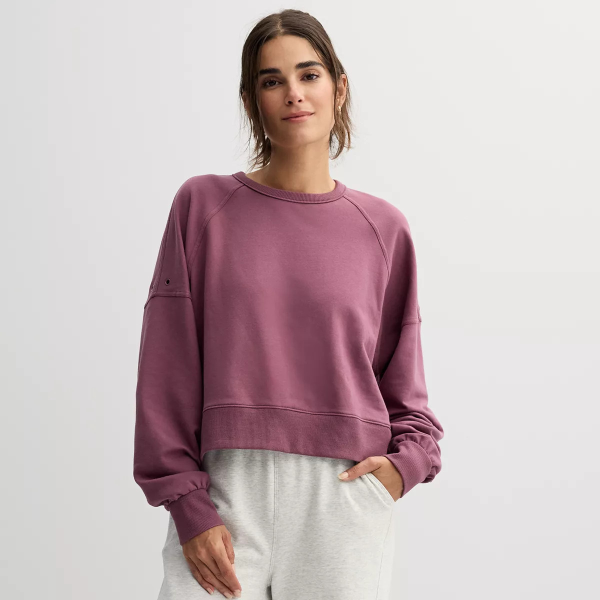 Women's FLX Embrace Oversized Crewneck Sweatshirt | Kohl's