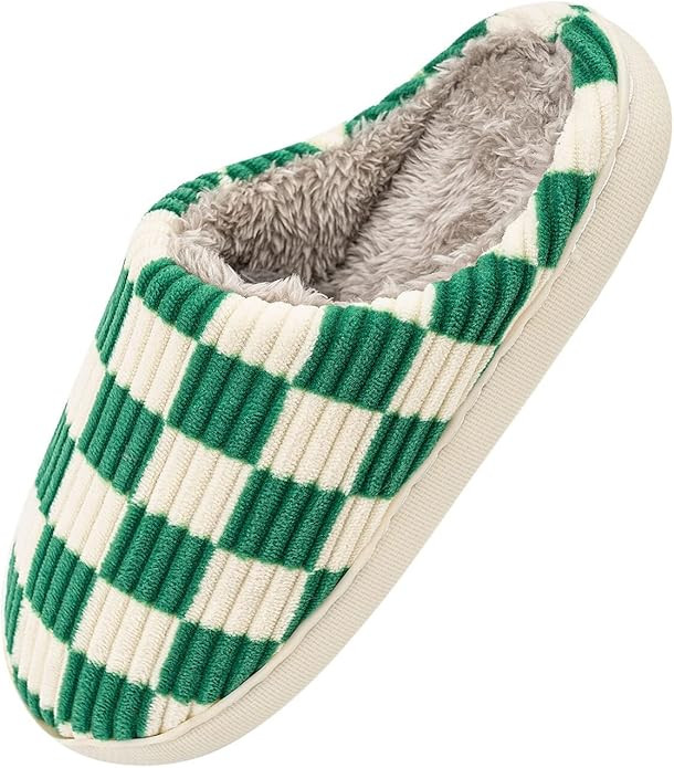 House Slippers for Women/Men, Checkered Slippers, Women's Checkerboard Slippers Teen Girls Trendy... | Amazon (US)
