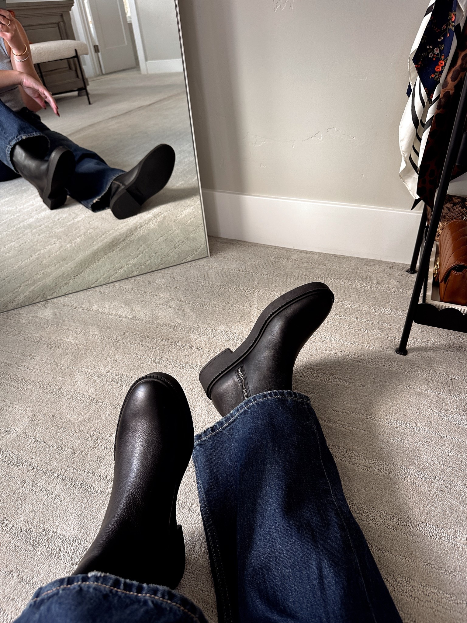 Black lug sole boots 

#LTKShoeCrush #LTKSaleAlert #LTKSeasonal