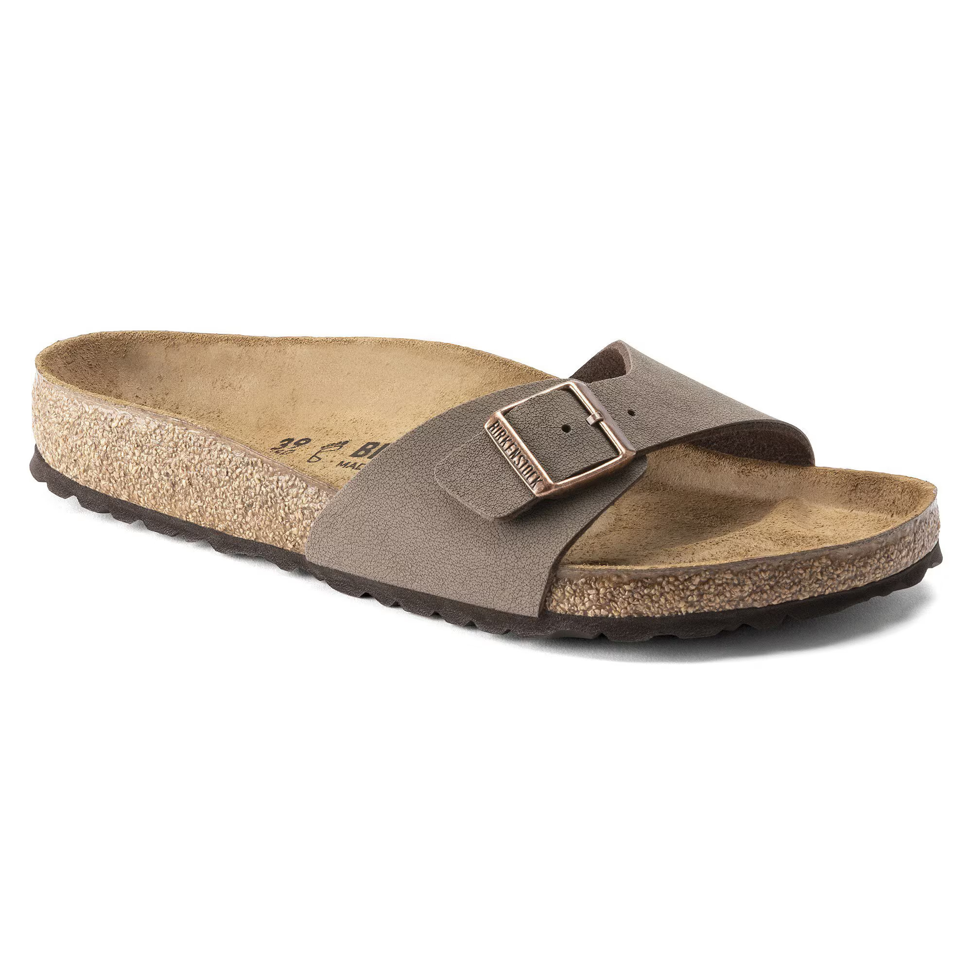 Madrid Birkibuc Mocca One-Strap Sandals | Birkenstock USA