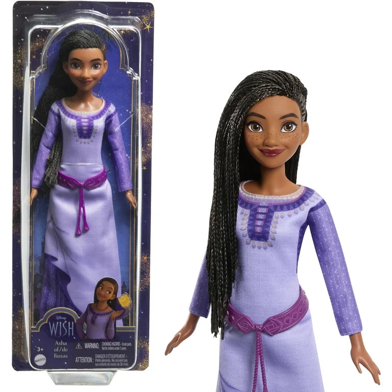 Disney’s Wish Asha of Rosas Posable Fashion Doll and Accessories | Walmart (US)