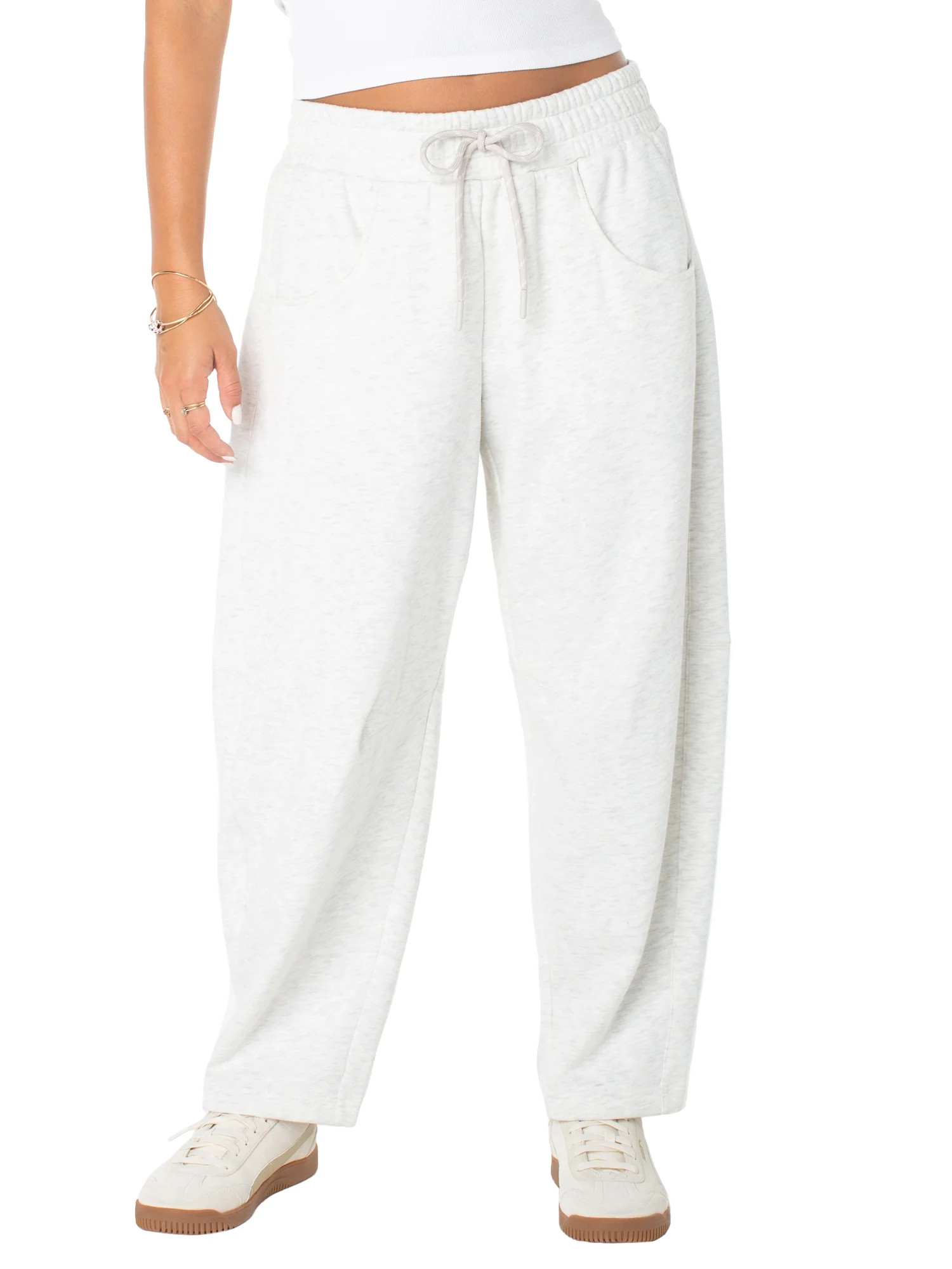Celebrity Pink Women's Barrel Leg Sweatpants, Sizes XS-XXXL | Walmart (US)