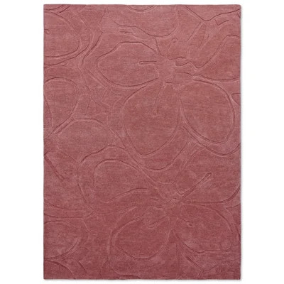 Handmade Tufted Wool Area Rug in Pink | Wayfair North America