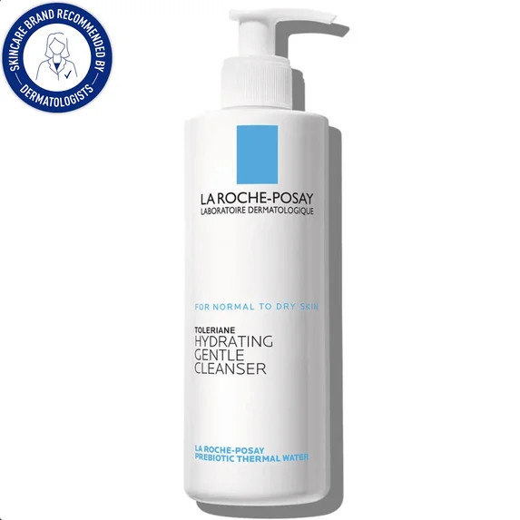 La Roche-Posay Toleriane Hydrating Gentle Face Cleanser, Daily Face Wash for Dry Sensitive Skin, ... | Walmart (US)
