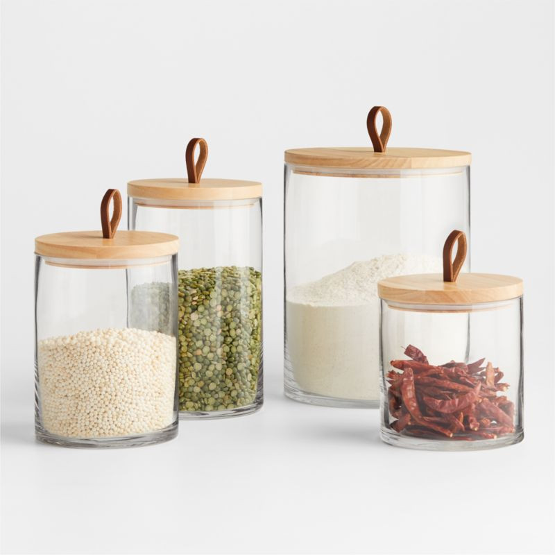 Tomos Complete Canister Set + Reviews | Crate & Barrel | Crate & Barrel