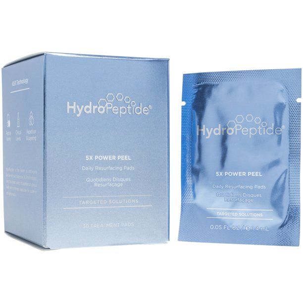 Hydropeptide 5X Power Peel Daily Resurfacing Pads 30ct - New in Box | Walmart (US)