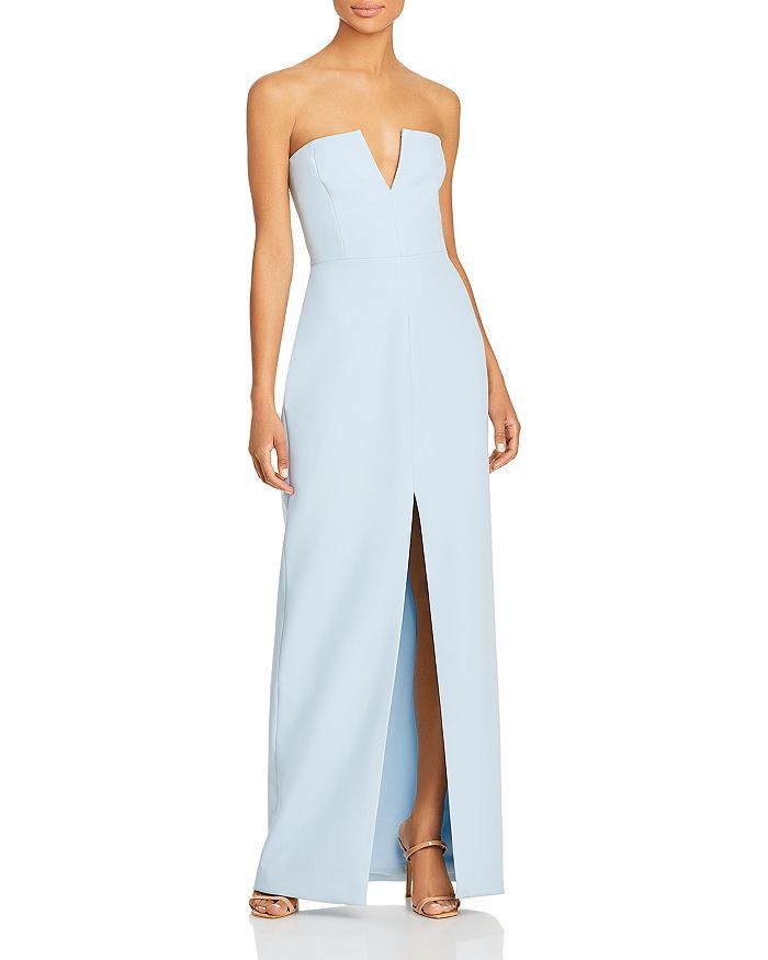 Strapless Crepe Gown - 100% Exclusive | Bloomingdale's (US)