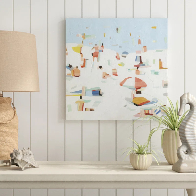 Summer Confetti III by Emma Scarvey - Wrapped Canvas Painting Print | Wayfair Professional